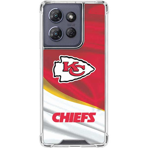 NFL Kansas City Chiefs Moto G Play 5G (2025) Clear Case